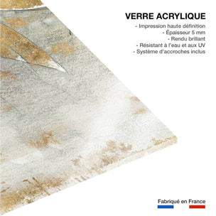 Tableau de fleurs fleurs du vent  Tableau plexiglas