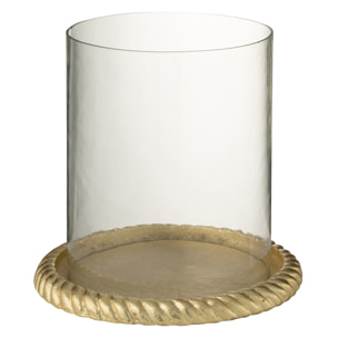 J-Line bougeoir - aluminium - or