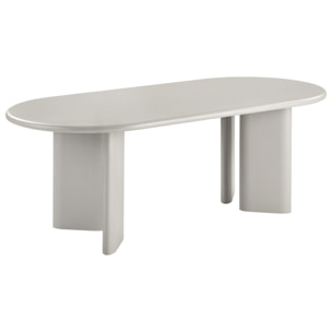 Joyce - table à manger en FSC  100% - 6 à 8 personnes - Sable