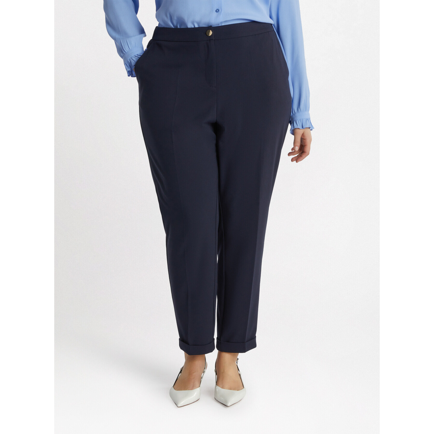 Fiorella Rubino - Pantaloni dritti eleganti - Blu