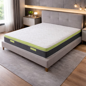 Materasso Mercurio Singolo Memory H26 Sfoderabile 80x190 (Antiacaro - Anallergico - Antibatterico - Ergonomico)