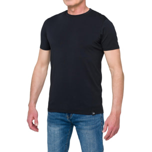 T-shirt in cotone slim fit Hot Buttered Canggu Nero