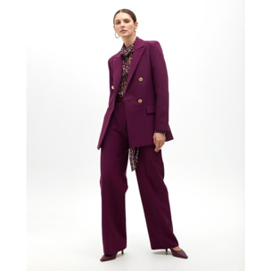 Pantaloni da completo dritti in tessuto confortevole