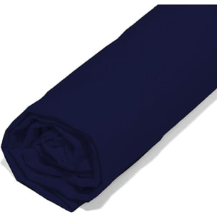 Drap housse coton bio 57 -marine