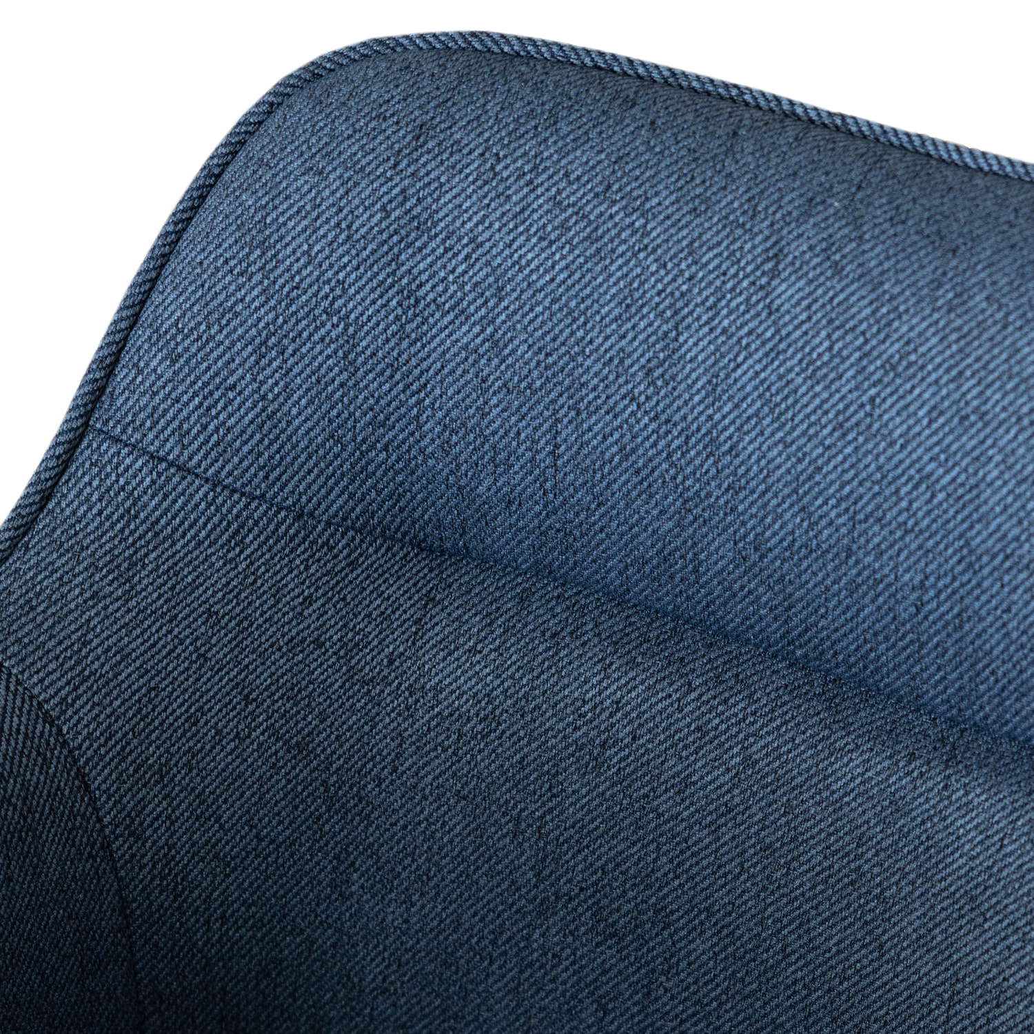 Lot de 2 chaises en tissu bleu DANNA