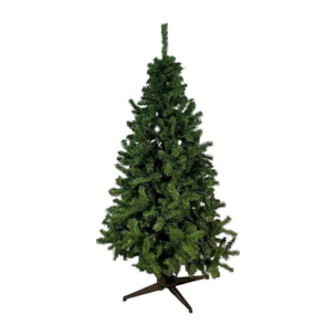 Albero di Natale 180 cm Tinsel, Pino artificiale, Albero effetto reale, Alberello natalizio, Made in Italy, 130x130 h180 cm, Verde