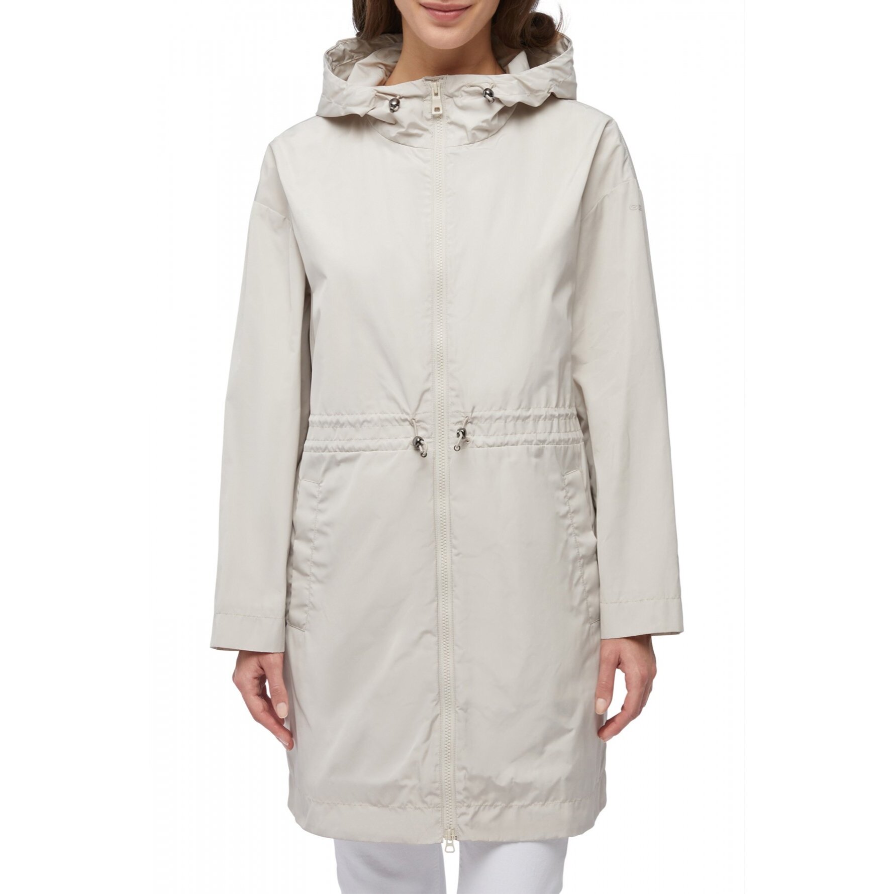 Chubasquero > Cortavientos Mujer de la marca GEOX  modelo W BULMYA LONG PARKA White