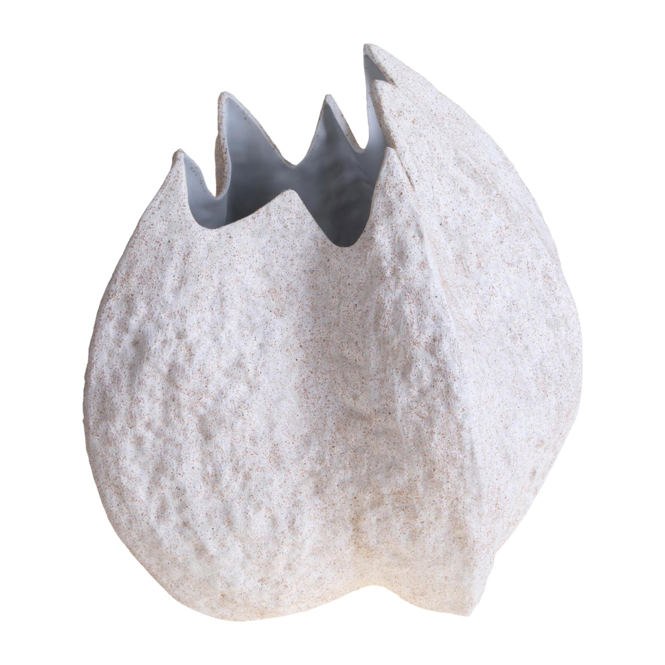 Vaso con righe materiche - 45xH42,5x31,5cm - Pezzi 1 - Bianchi Dino SpA