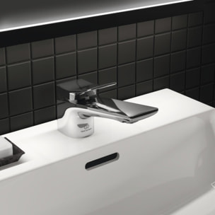 Lot de deux mitigeurs lavabo IDEAL STANDARD Conca avec tirette et vidage chrome