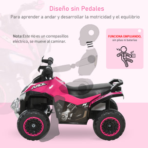 Quad Correpasillos para Niños con Luces y Música Rosa