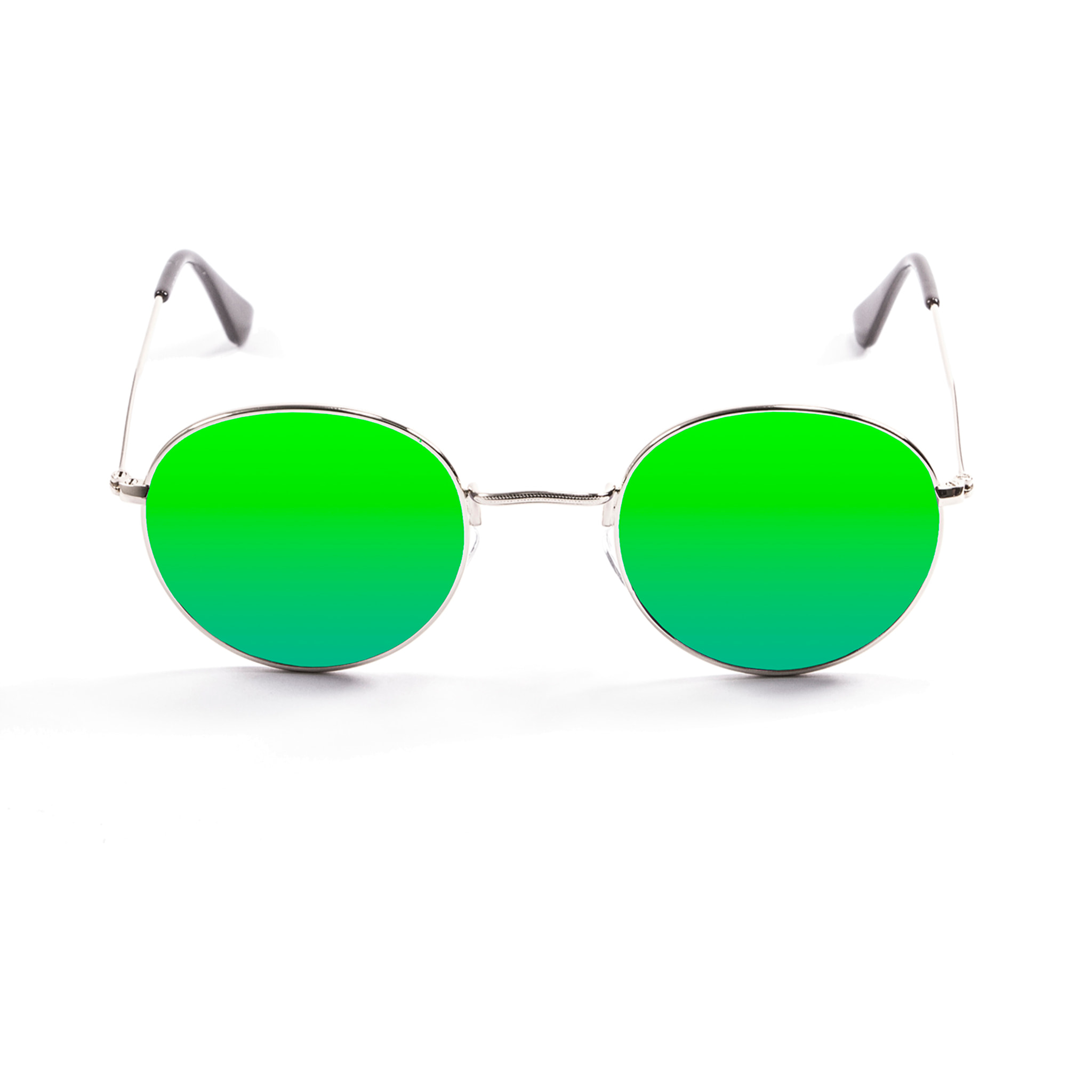 Gafas de sol OCEAN TOKYO - Plateado brillante / Revo verde