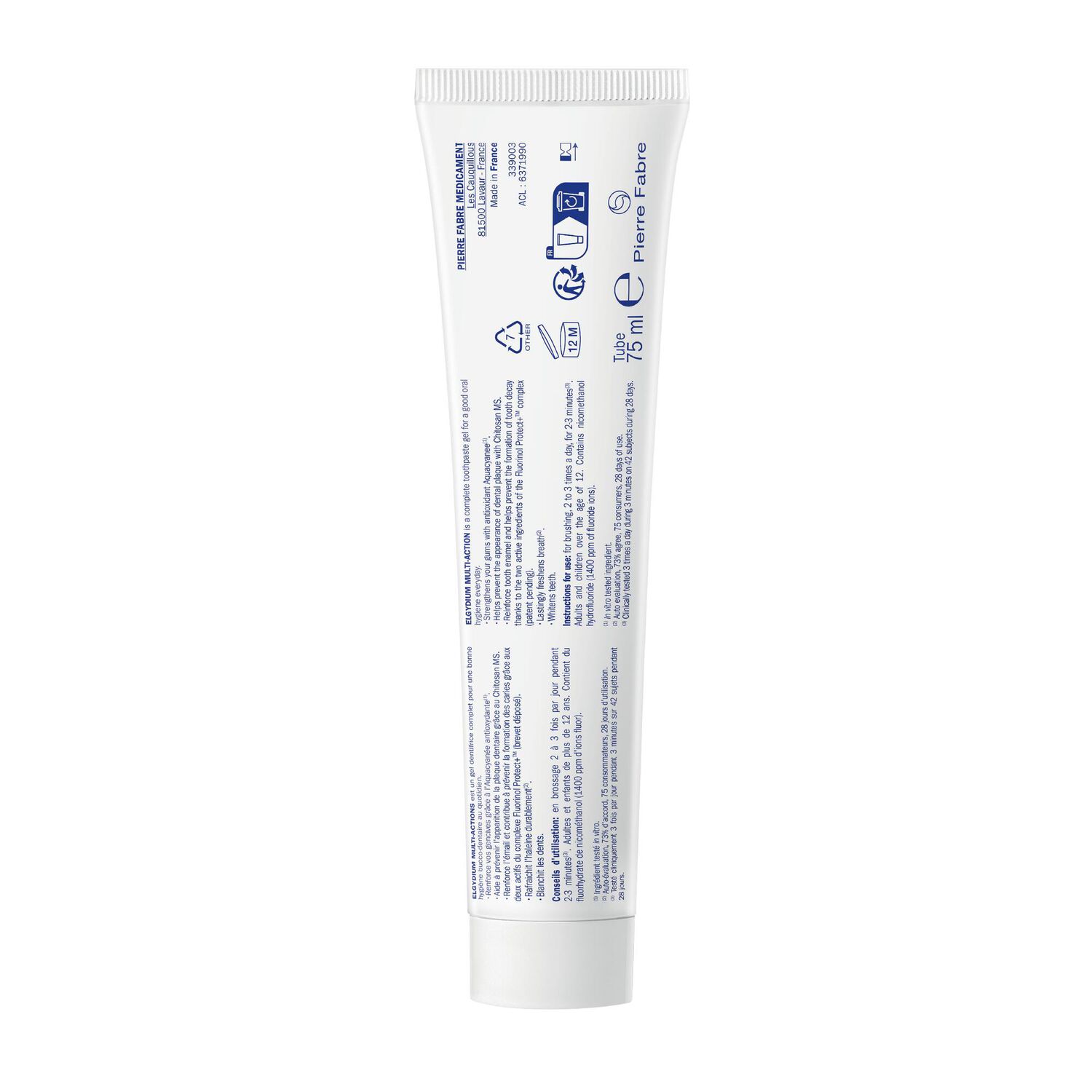 Elgydium - Dentifrice Multi Action 5en1 75 ml