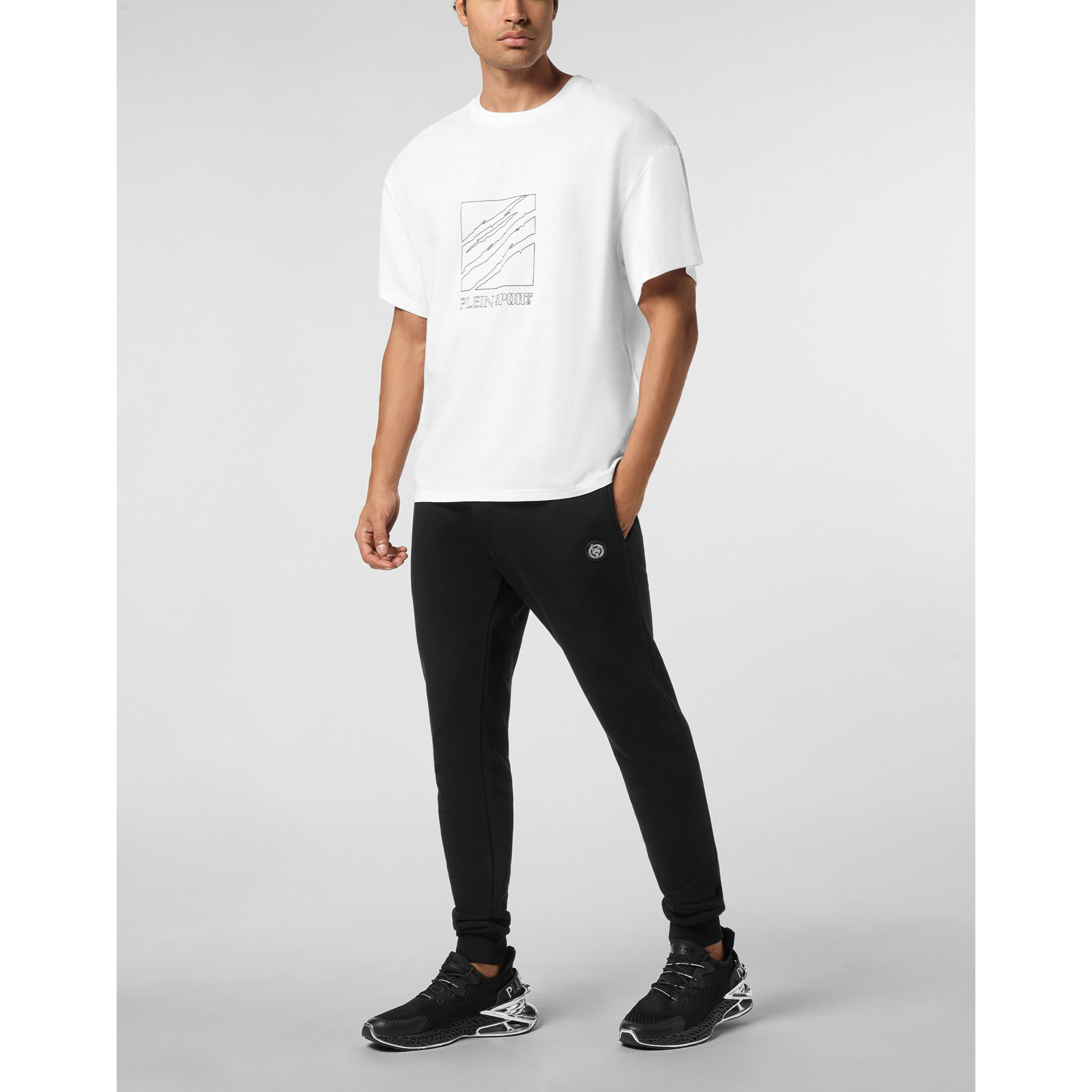 PLEIN SPORT Maglietta girocollo Ss SCRATCH