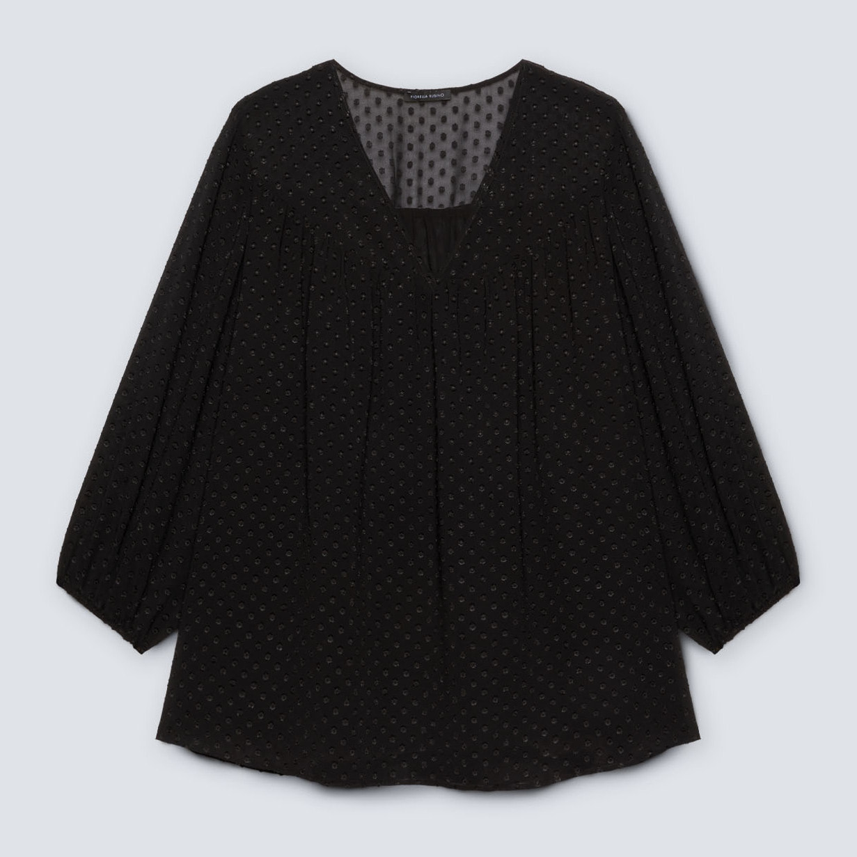 Fiorella Rubino - Blusa de plumeti - Negro