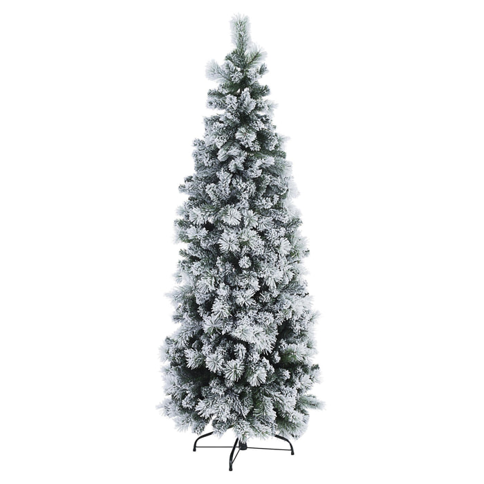 Albero di Natale PRAGA innevato slim 240 cm