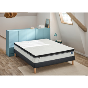 SURMATELAS MEMOMAX 7 |2 places |H 7 cm|confort moelleux