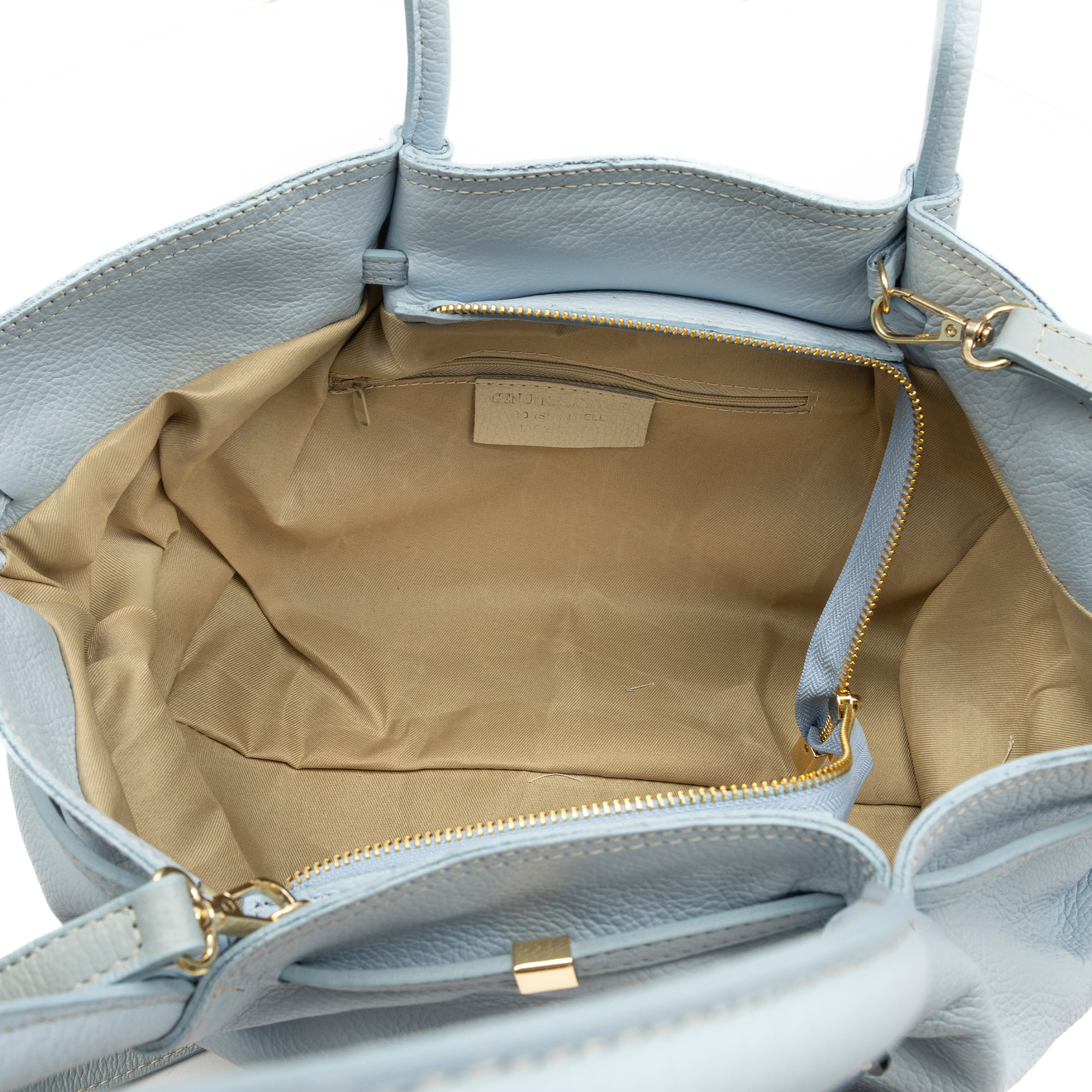 Bema Borsa Tote Donna. Vera Pelle Dollaro