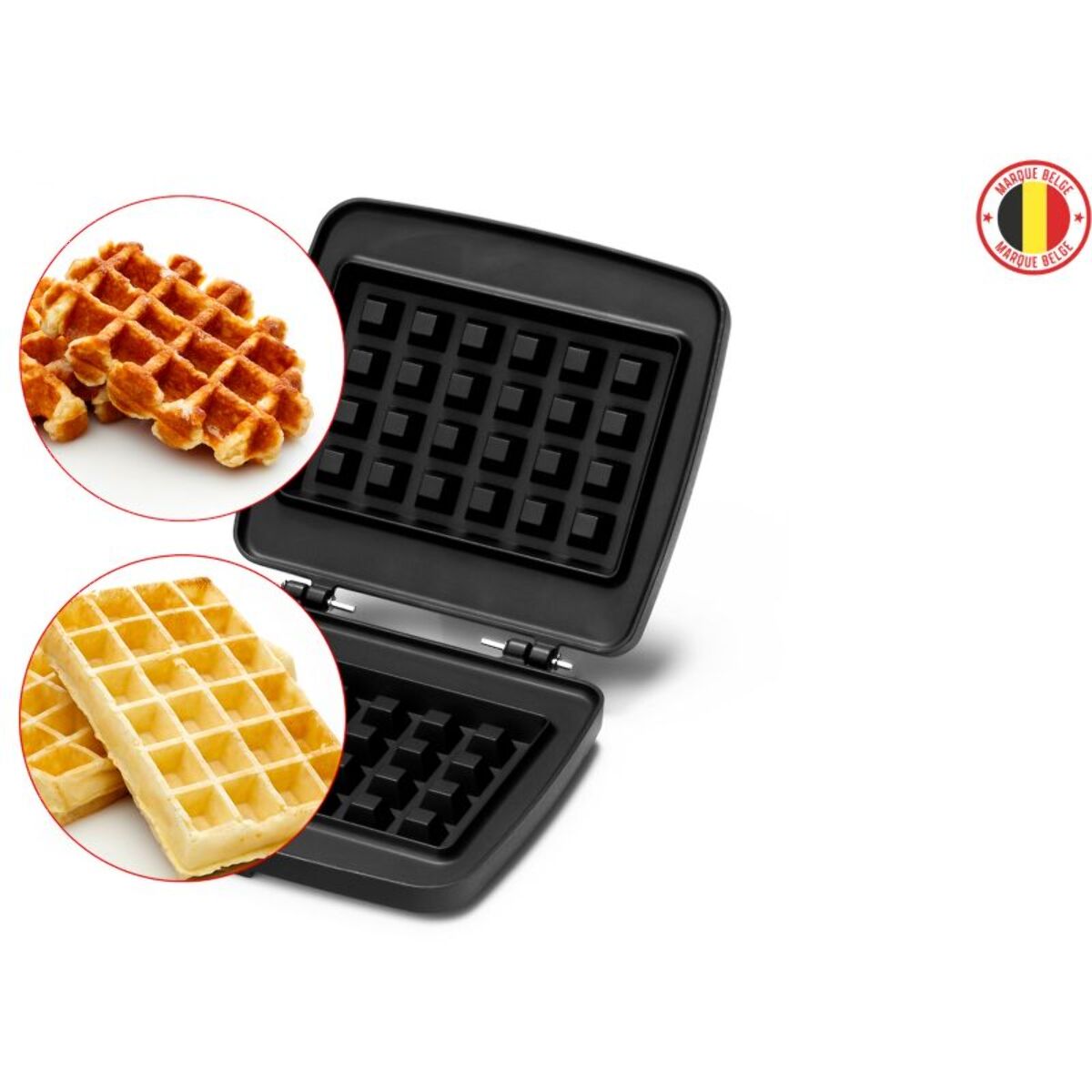 Plaque FRIFRI GAUFRES DE BRUXELLES 4X6