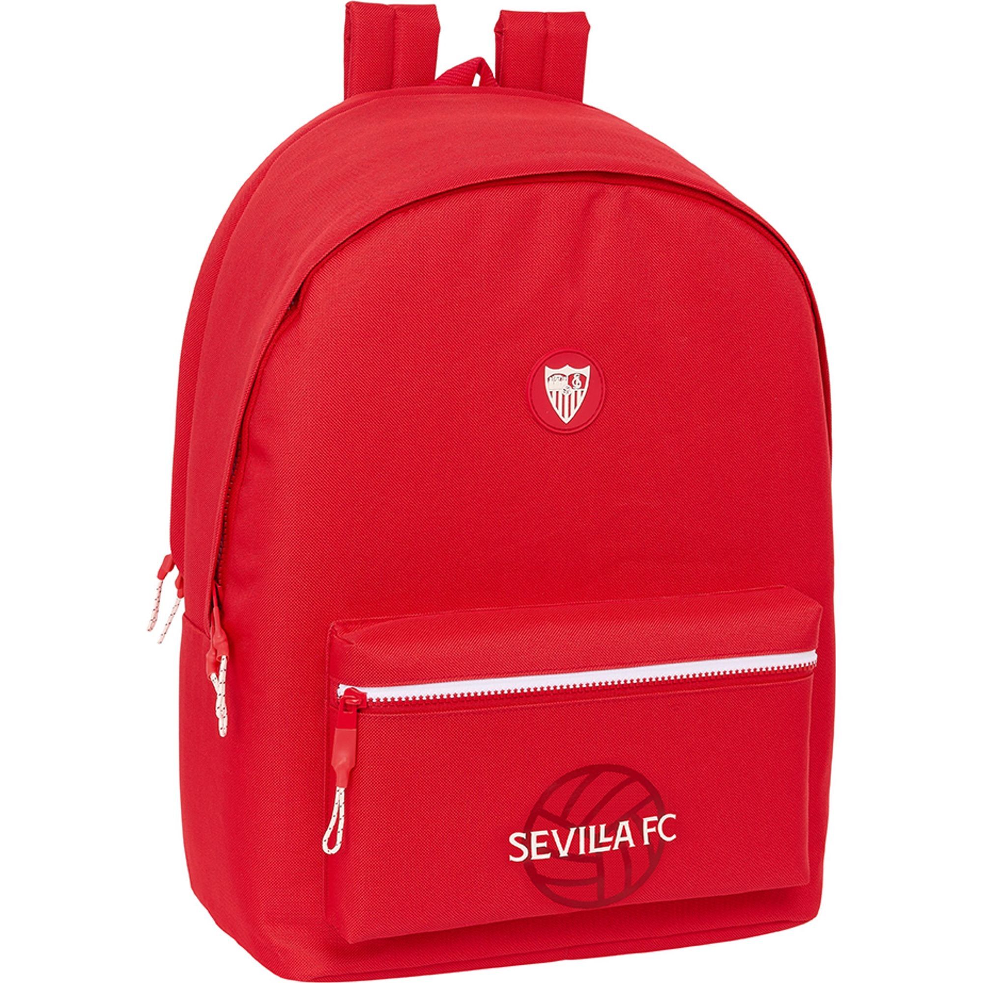 Mochila doble para portatil 15,6"+usb sevilla fc