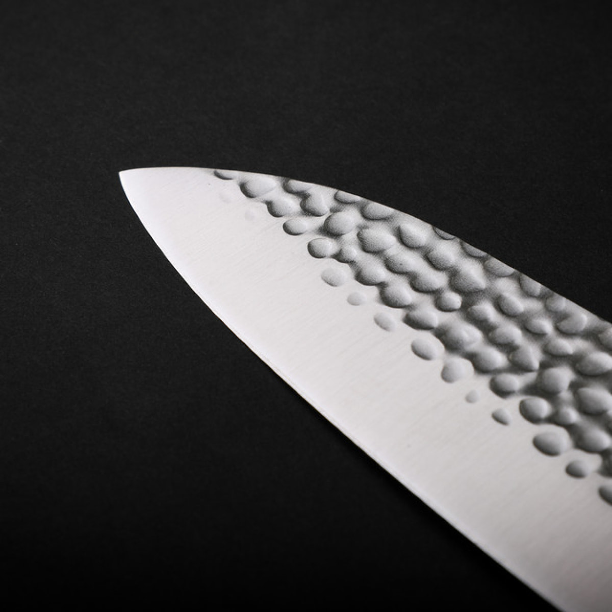 Coltello "Santoku" martellato | acciaio 440C | L: 18 cm