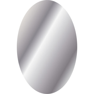 Sticker miroir oval 42x27 cm