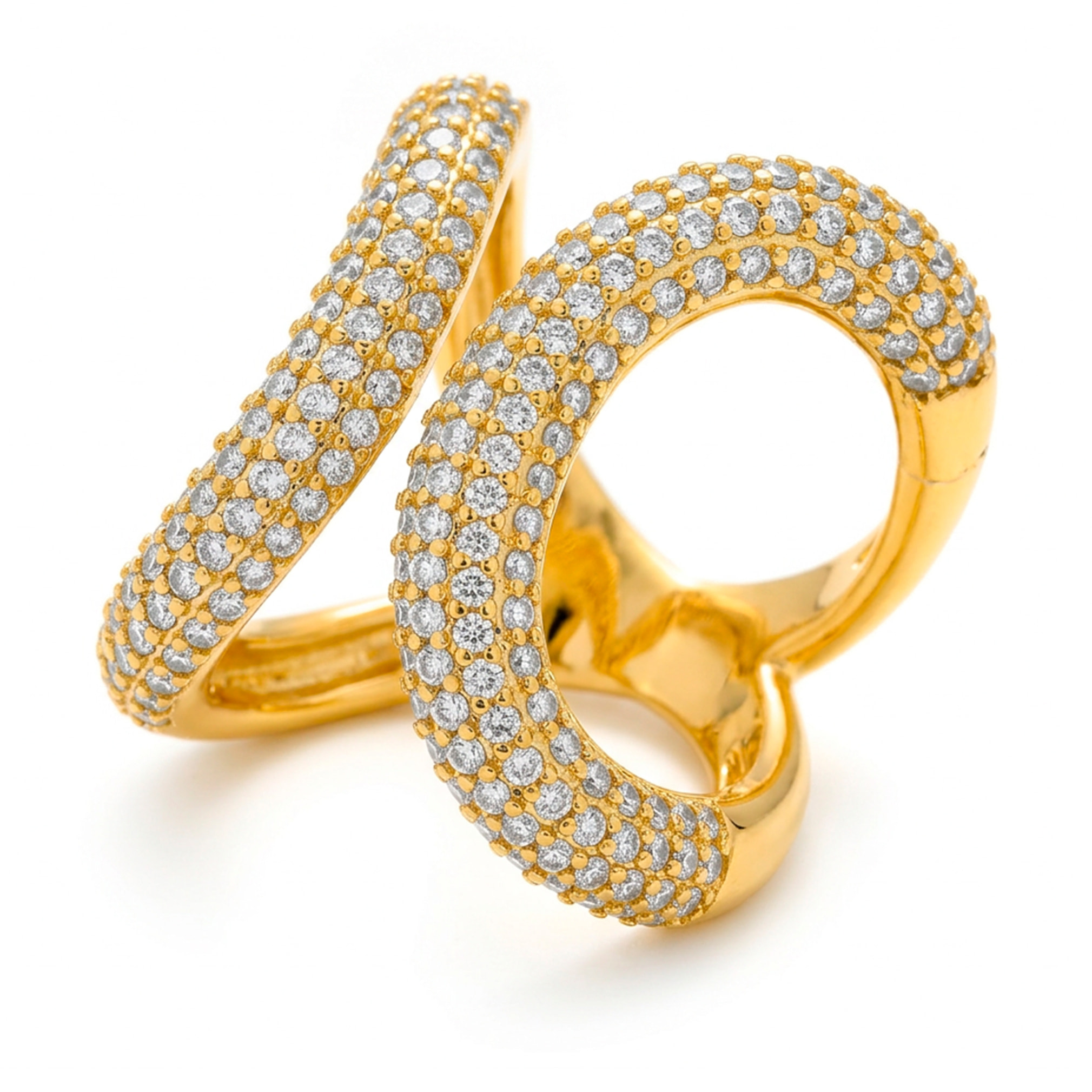 Anillo Rudma acabado oro amarillo 18k