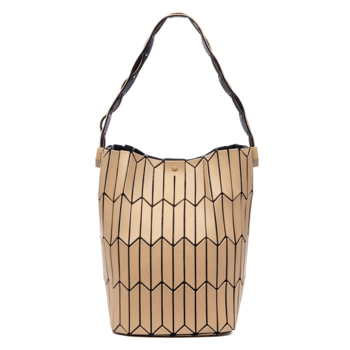 Arroscia borsa a spalla design geometrico.