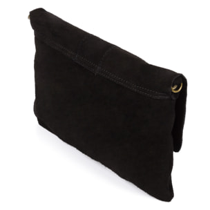 Alpette borsa a tracolla donna. Pelle autentica Nabuk.