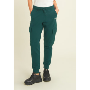 Pantaloni sportivi in felpa con tasconi laterali