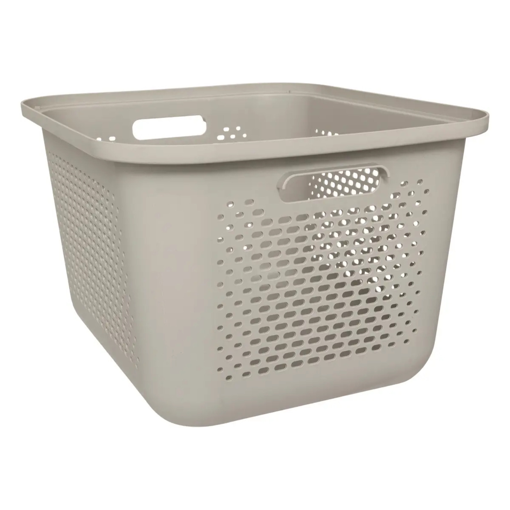 Panier "Aera" 19,6L avec couvercle en lin