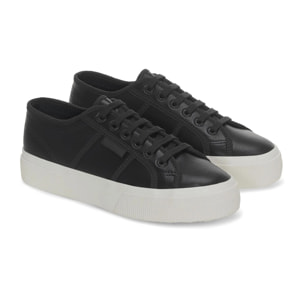 Zapatos de mujer Superga Mujer 2740 PLATFORM TUMBLED LEATHER