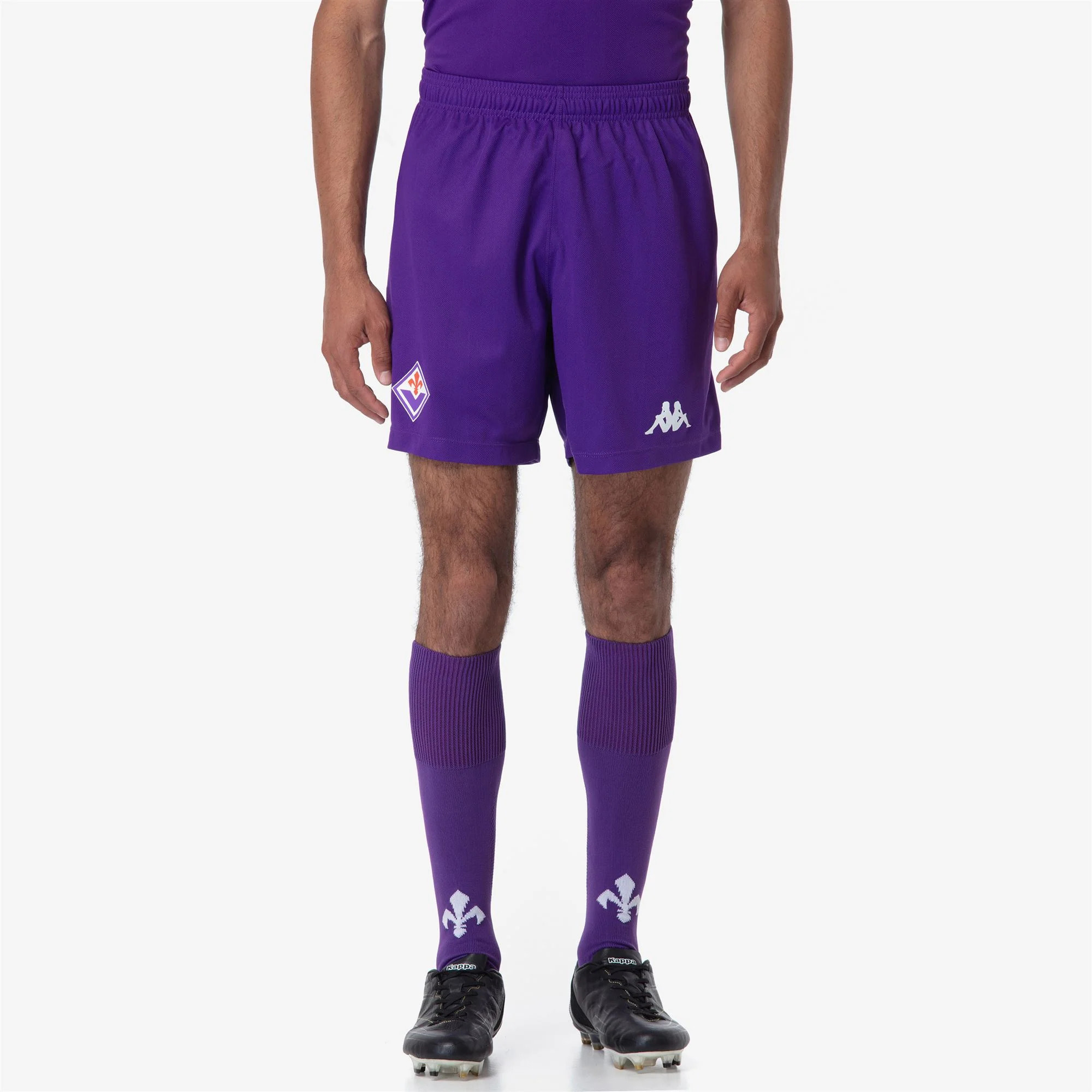 Kappa - Pantaloni Corti Uomo Viola - Kombat Ryder Fiorentina
