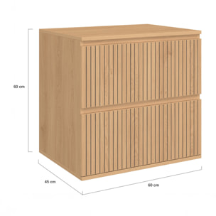 Meuble sous vasque Faustine 2 tiroirs