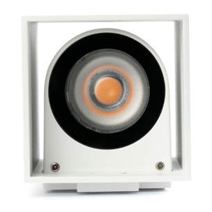 KOV 1L Lampe applique carré blanche 2700K 34°