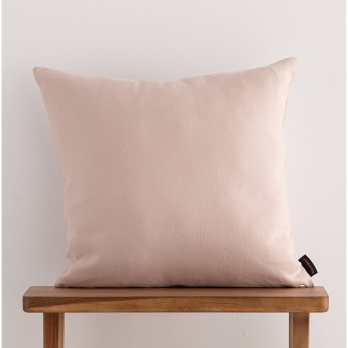 Housse de coussin jacquard 50x50 cm Cascai Pink