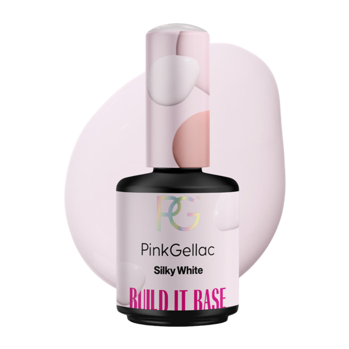 Vernis semi-permanent - Build it Base - Silky White - 15 ml