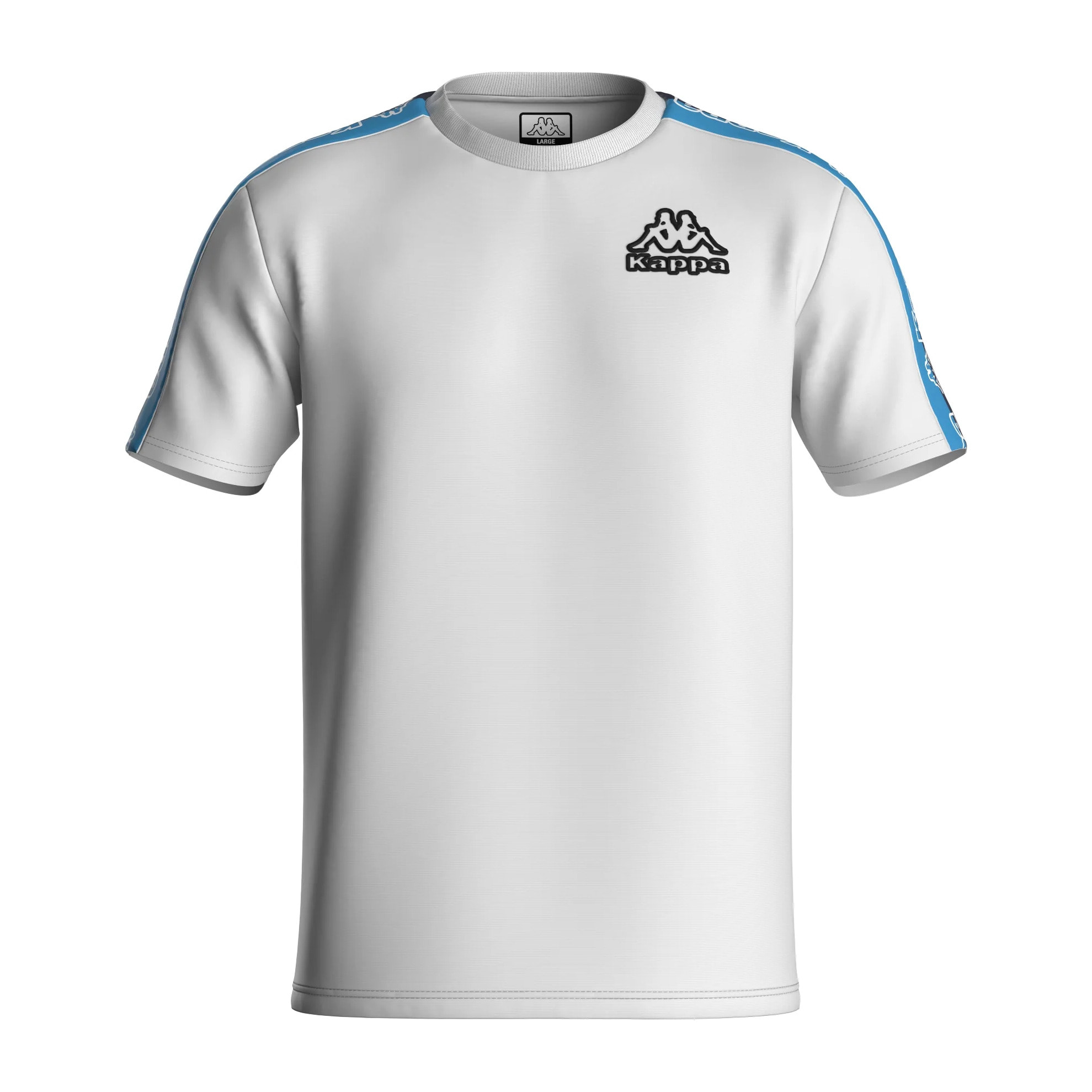 Kappa - Camisetas y tops Hombre Blanco - Logo Tape Gramio