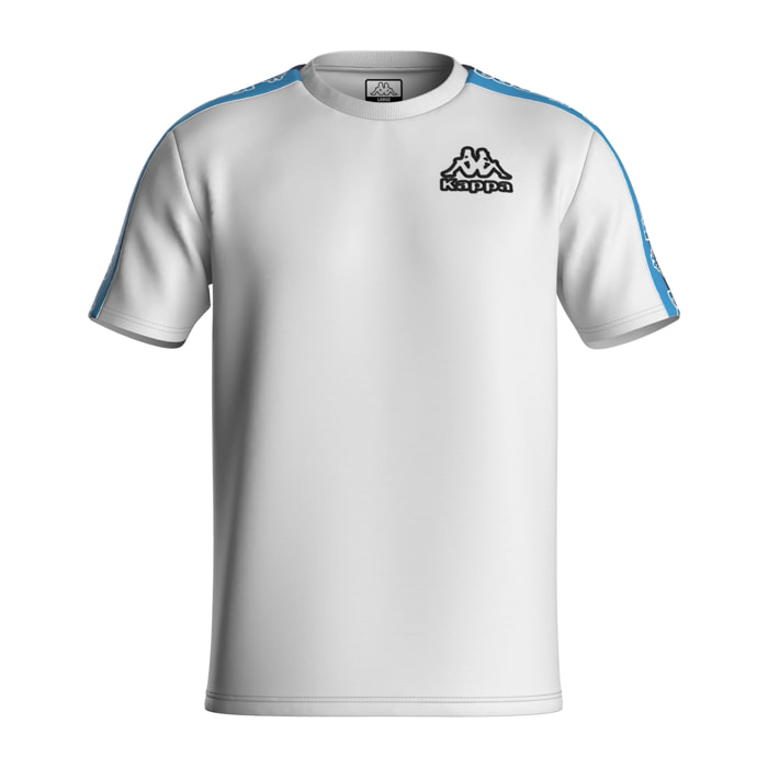 Kappa - Camisetas y tops Hombre Blanco - Logo Tape Gramio