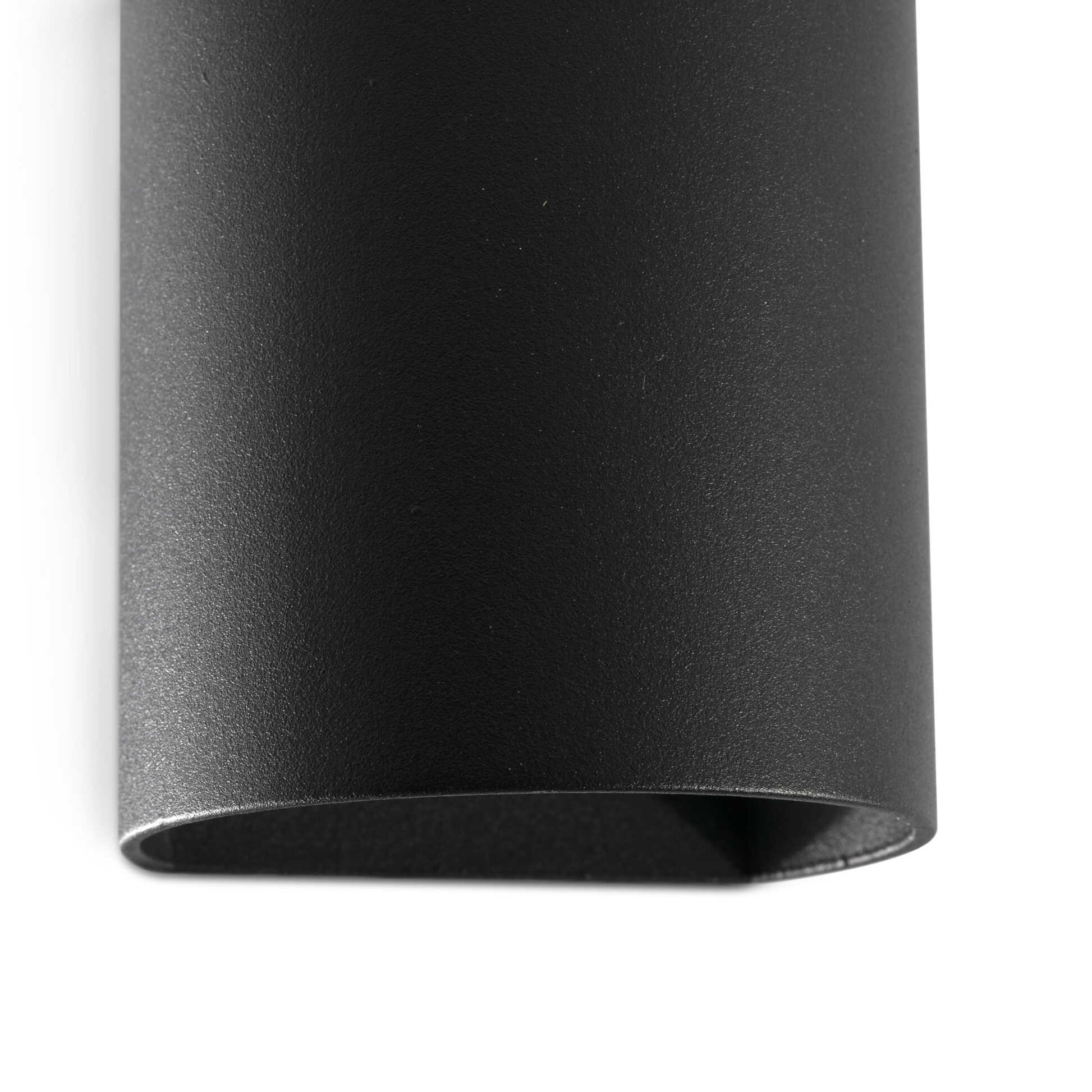 SOLE Lampada da parete rotondo nero