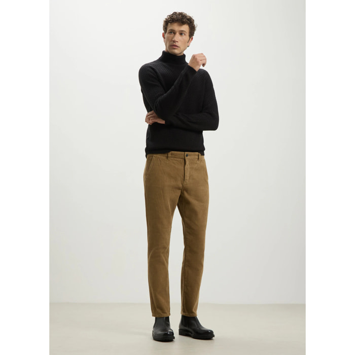 Pantalone chino in velluto