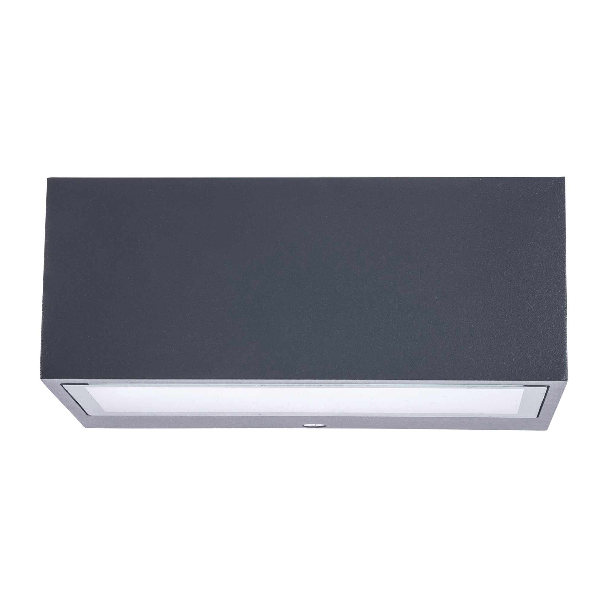 Forlight Aplique NESS-E27 Iluminación Interior Aluminio y Cristal, Acabado Gris Urbano Arenado, Compatible con Bombillas Personalizables, Diseño Moderno y Duradero