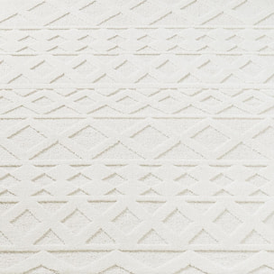 Tapis salon et chambre tissé motif simple TEMO