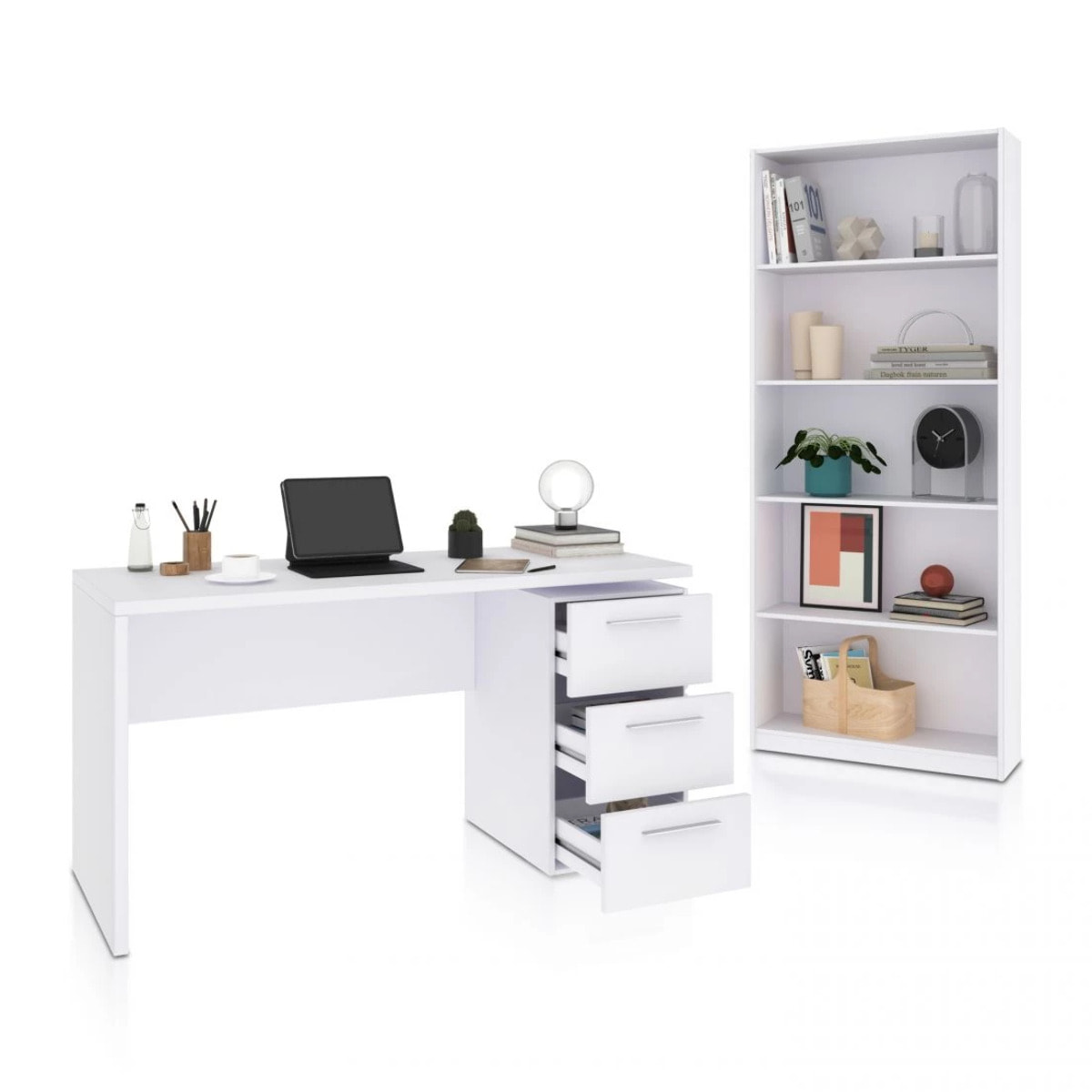 Pack office Sasha Plus Blanco Artik (Blanco Mate)