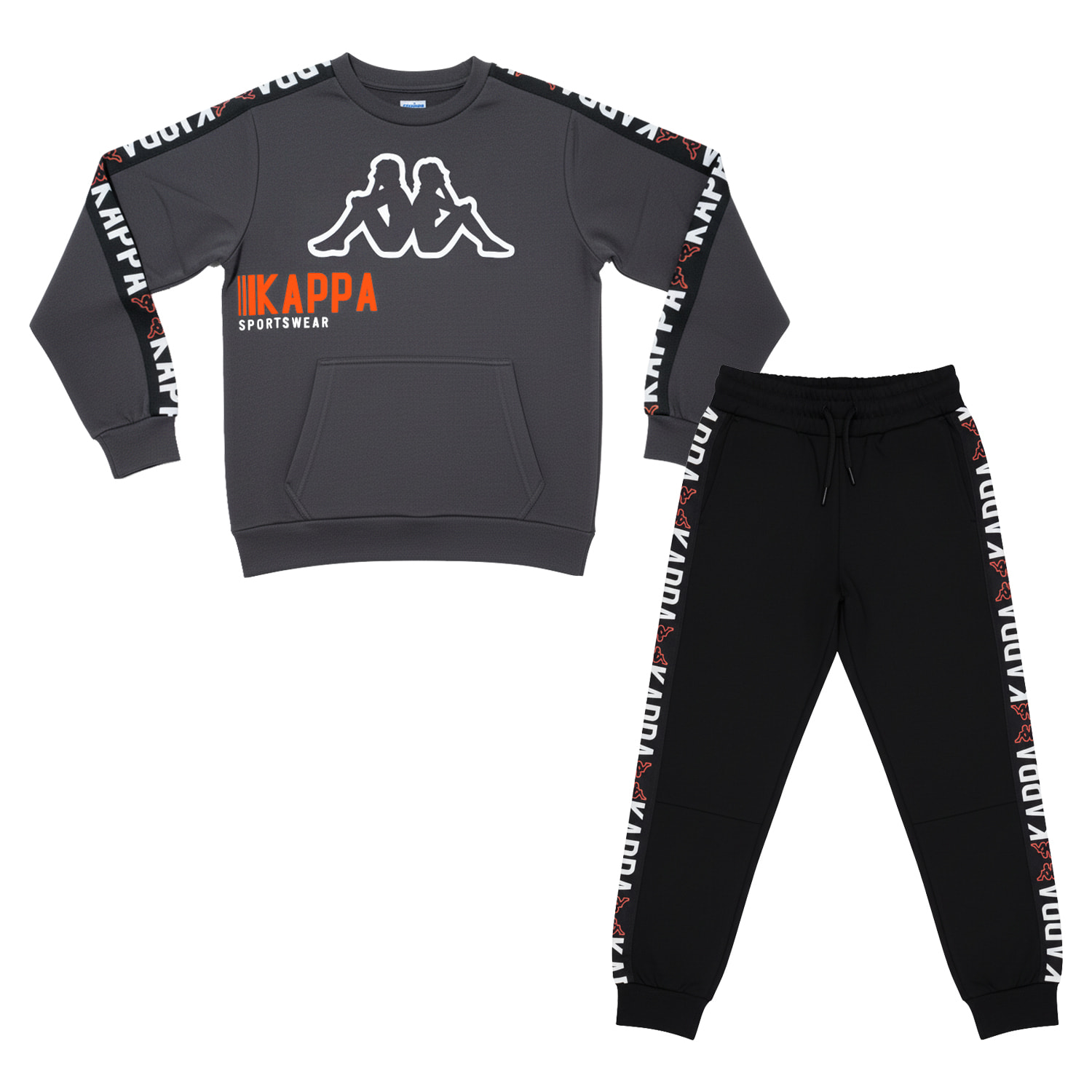 Tuta Ragazzo KAPPA 8 - 16 Anni Cotone Felpato