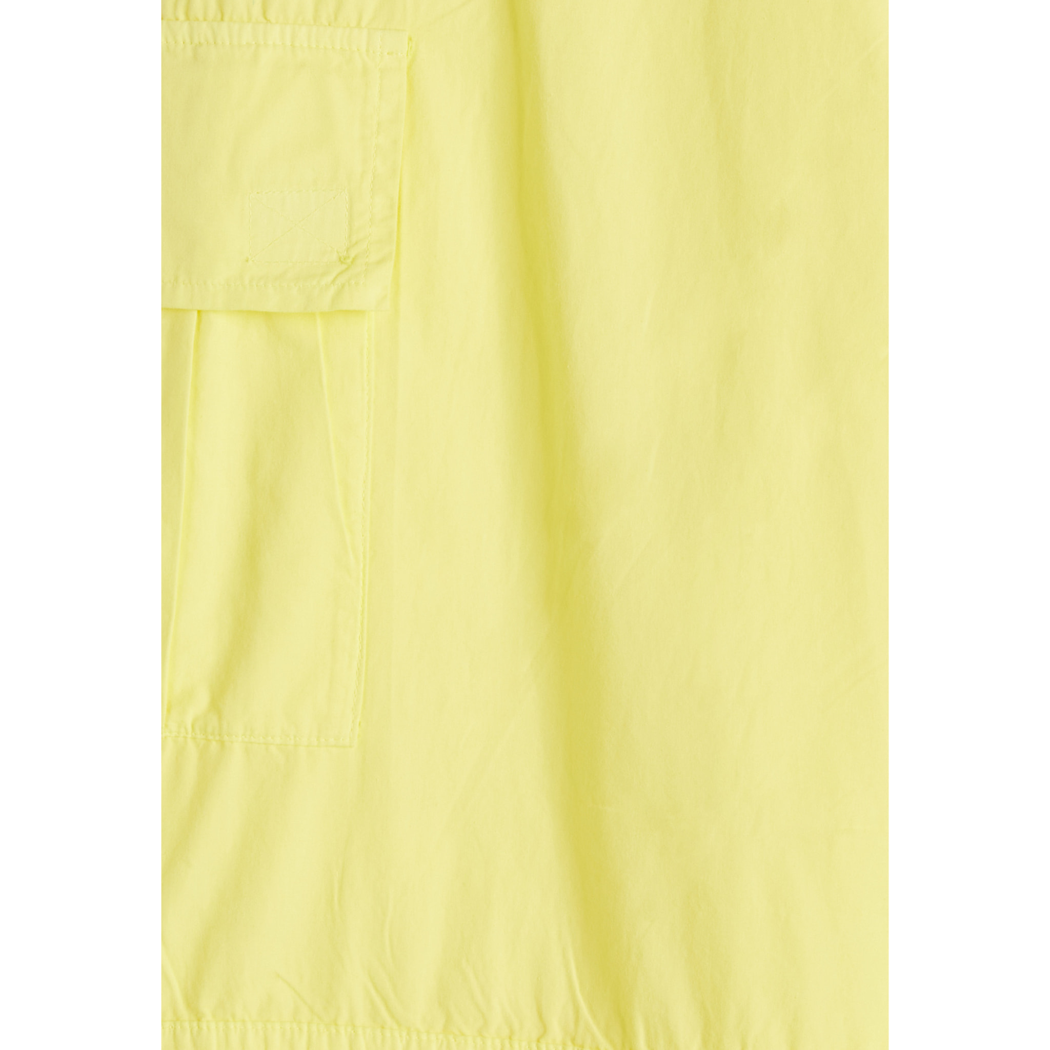Pantaloni cargo da donna in tessuto popeline tinto capo