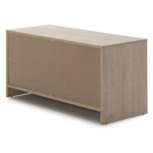 Mueble tv panama 100 cm 2c2h sahara/gris