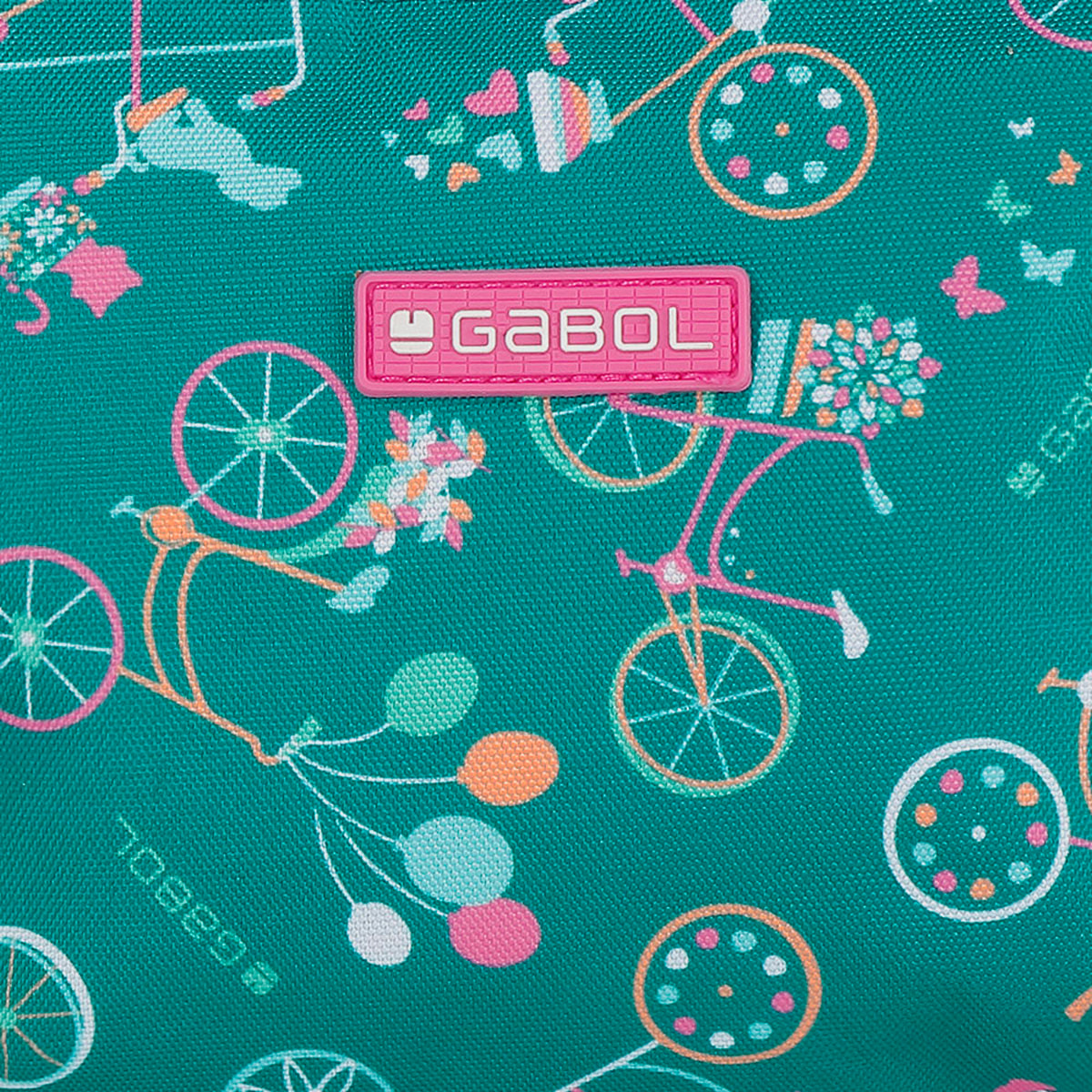 Mochila Gabol FIORI con bicicletas y resistente al agua