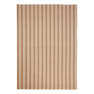 Tapis Groove 170x120cm rayé beige lin