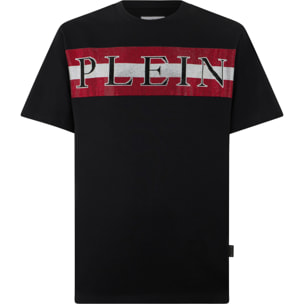 PHILIPP PLEIN Camiseta de cuello redondo y manga corta LOGO