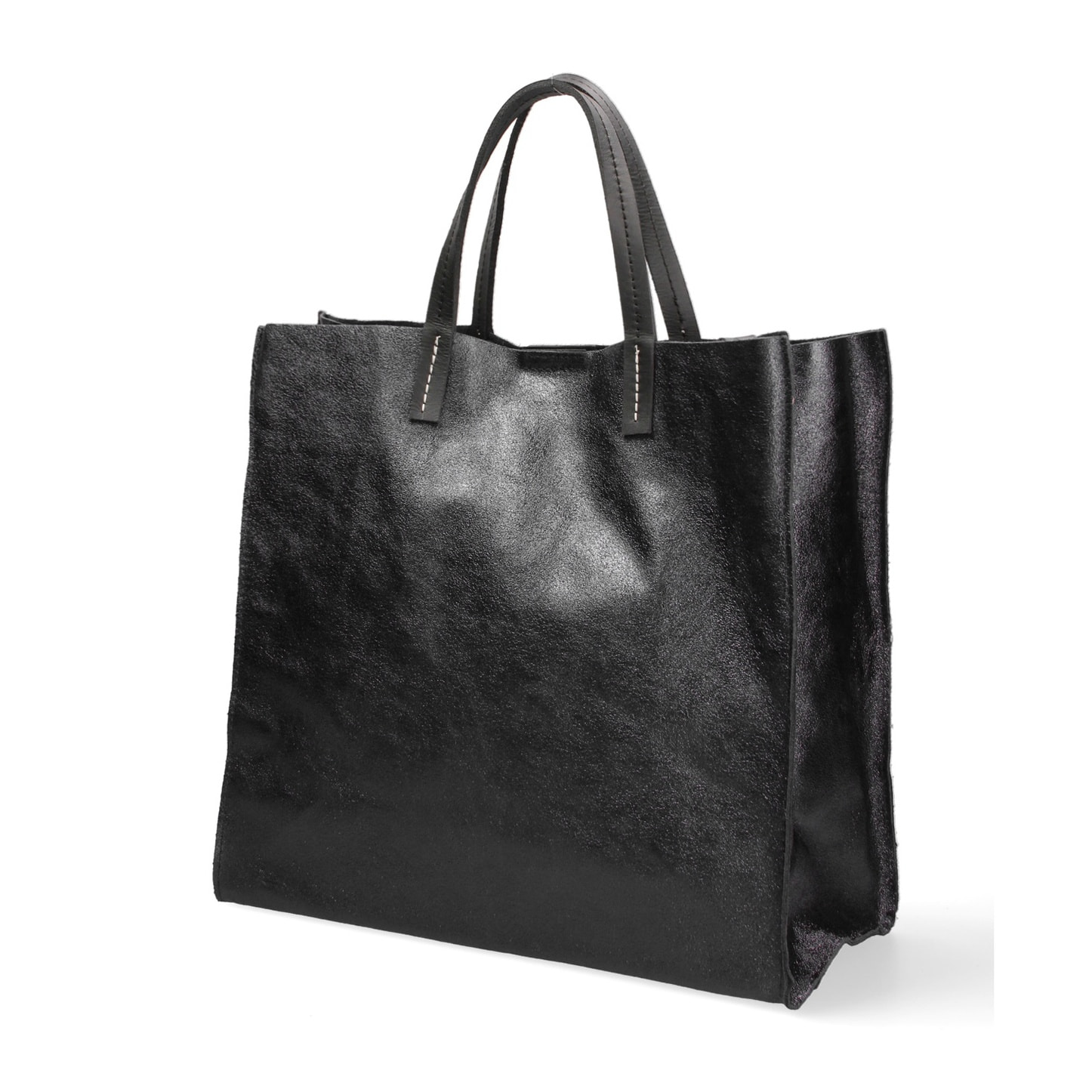 Borsa a mano da donna Made in Italy - Modello Ereva - 100% pelle - 34.5 x 32.0 x 17.0 cm